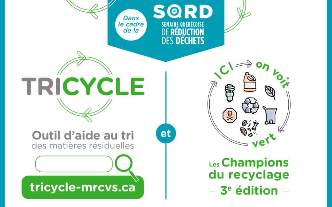 La MRC de Vaudreuil-Soulanges vous invite à participer à la Semaine québécoise de réduction des déchets