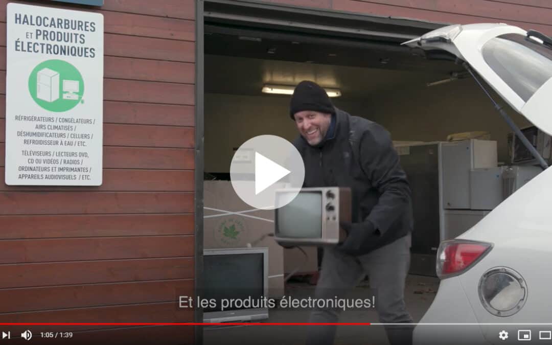 La MRC de Vaudreuil-Soulanges lance une série de capsules vidéo pour faire connaître son Réseau des écocentres