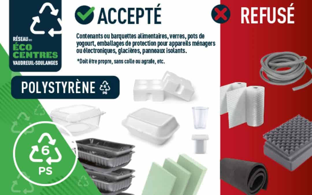 Un véritable succès pour le recyclage du polystyrène dans la MRC de Vaudreuil-Soulanges détournant 14,5 tonnes de matières de l’enfouissement