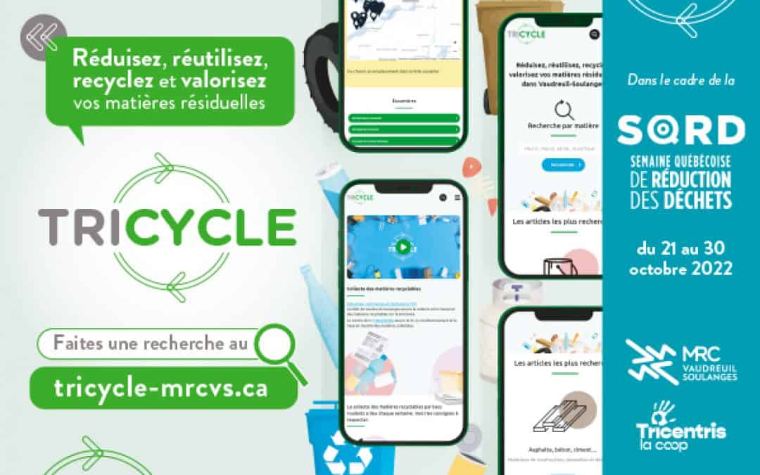Réduisez, réutilisez, recyclez, valorisez vos matières résiduelles dans Vaudreuil-Soulanges pendant la Semaine québécoise de réduction des déchets