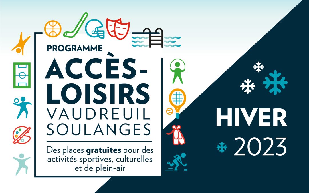 Accès-Loisirs Vaudreuil-Soulanges débute l’année 2023 en offrant des places gratuites pour des activités de loisirs