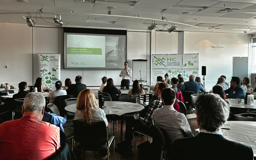 Plan climat régional de la MRC de Vaudreuil-Soulanges: un premier forum participatif réussi