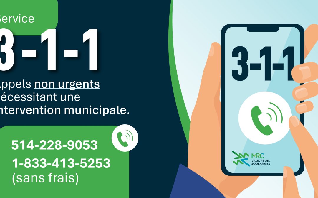 La MRC de Vaudreuil-Soulanges renforce son service 3-1-1 et innove avec l’intelligence artificielle